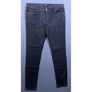 The Frenchie Co. Jeans Women’s 12 Black Tapered Denim Antibacterial Hand Crafted